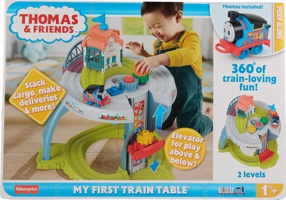 Игровой столик Fisher-Price Thomas & Friends My First Train Table &ldquo;Залезничные приключения Томаса&rdquo; с паровозиком (JDD70)