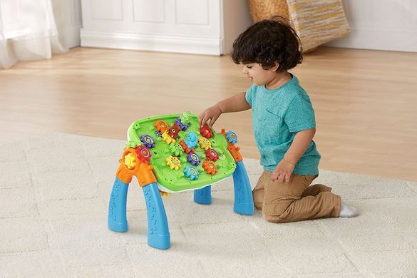 Интерактивный игровой центр VTech GearZooz 2-в-1 Jungle Friends Gear Park Столик с шестеренками (80-178601)