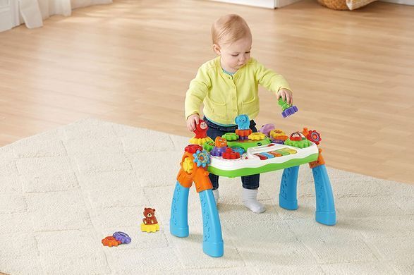 Интерактивный игровой центр VTech GearZooz 2-в-1 Jungle Friends Gear Park Столик с шестеренками (80-178601)