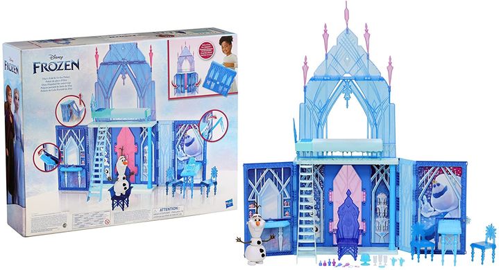 Ігровий набір Hasbro Disney Frozen 2 Elsa's Fold and Go Ice Palace Холодне серце Переносний замок Ельзи (F1819)