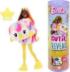 Кукла Barbie Cutie Reveal Пингвин: 10 сюрпризов, тай-дай костюм, эффект смены цвета, аксессуары (HRK40)