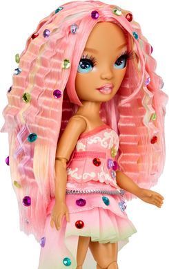 Кукла Rainbow High Be Dazzling Adeline Rose с инструментом для декора и блестками (597797)