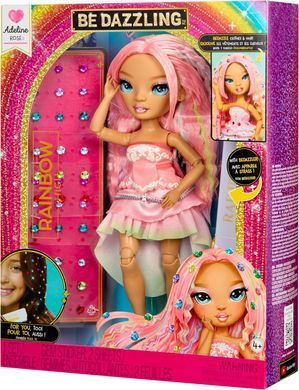 Кукла Rainbow High Be Dazzling Adeline Rose с инструментом для декора и блестками (597797)