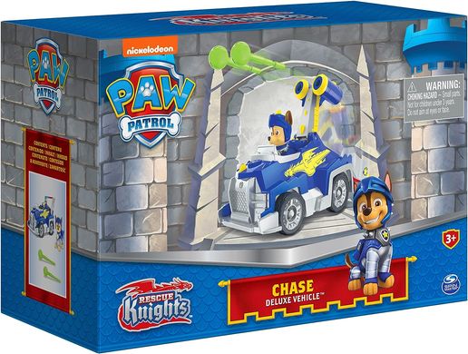 Ігровий набір Spin Master Paw Patrol, Rescue Knights Chase Transforming Щенячий патруль зі фігурою лицаря Чейза (6064296)