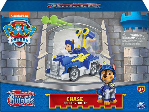 Ігровий набір Spin Master Paw Patrol, Rescue Knights Chase Transforming Щенячий патруль зі фігурою лицаря Чейза (6064296)