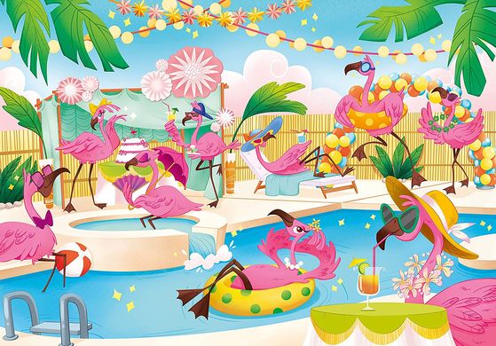 Пазл Clementoni Brilliant Puzzle Flamingos Party 104 шт. (20151)