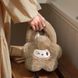 Мила плюшева сумка POP MART The Monsters: Classic Series-Plush Flower Bag Labubu Тоут через плече (Brown)