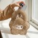 Мила плюшева сумка POP MART The Monsters: Classic Series-Plush Flower Bag Labubu Тоут через плече (Brown)