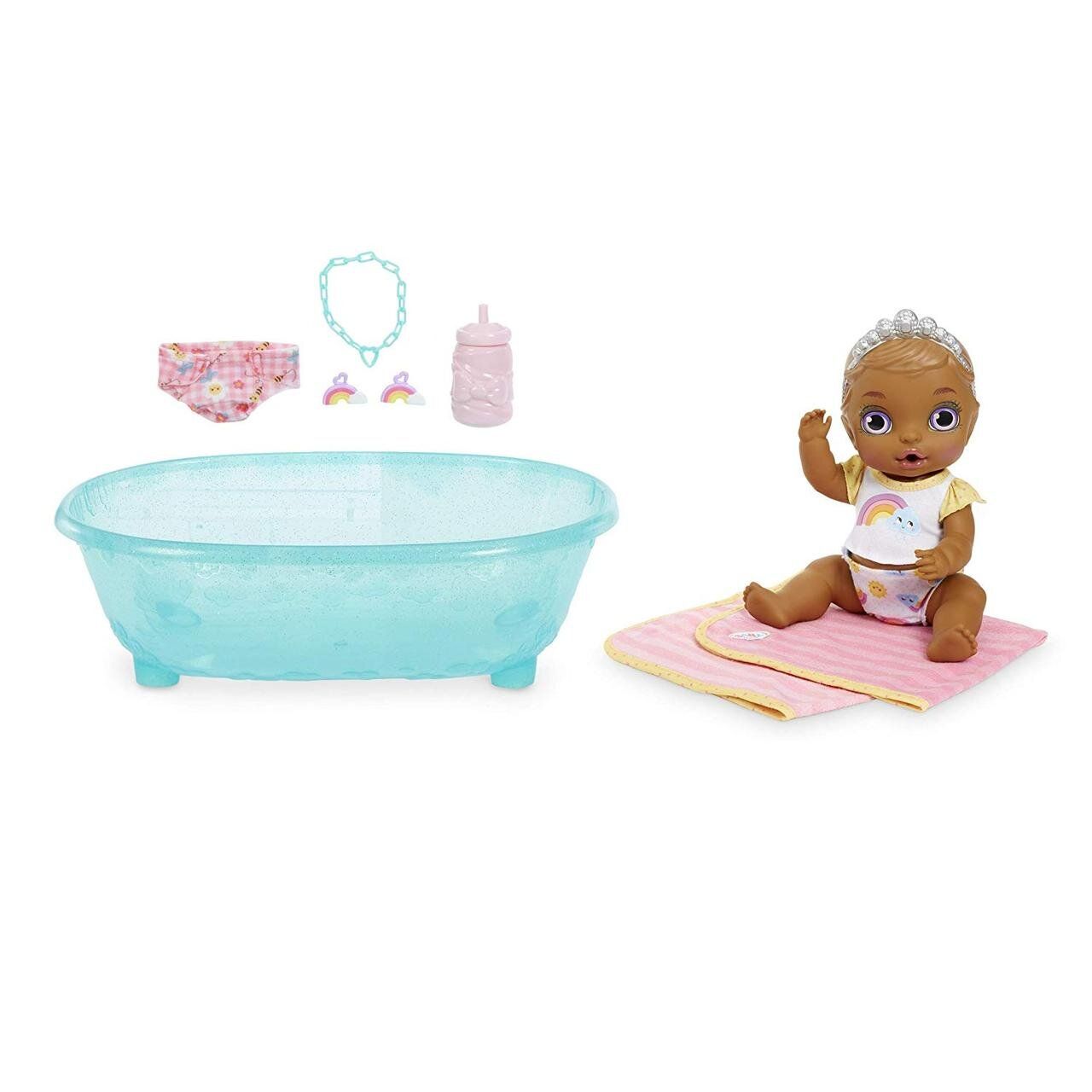 Baby born shop bathtub surprise