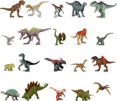 Игровой набор Mattel Jurassic World Dominion Мир Юрского периода Мини фигурки Динозавров 20 шт. (HKB84)