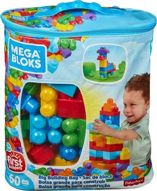 Конструктор Fisher-Price Mega Bloks First Builders Мега Блокс 60 деталей (DCH55)