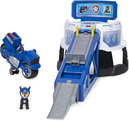 Ігровий набір Spin Master Paw Patrol Moto Pups Moto HQ Щенячий патруль зі звуками та ексклюзивною фігурою Chase (6060233)