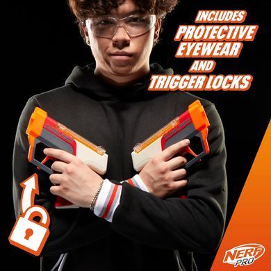 Набор бластеров Nerf Pro Gelfire Dual Wield Pack (F8087)