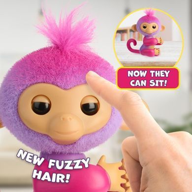 Інтерактивна мавпочка WowWee Fingerlings Charli &ndash; 70+ звуків, дотики та жива міміка (771171131175)