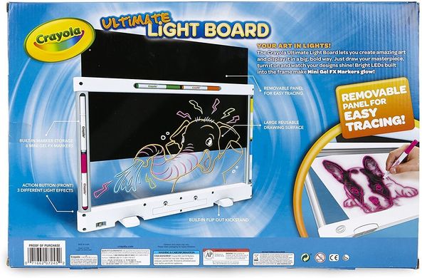 Дошка для малювання з підсвіткою Crayola Ultimate Light Board Drawing Tablet (74-7245)