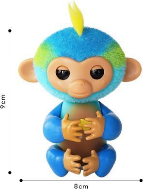 Інтерактивна мавпочка WowWee Fingerlings Leo &ndash; сміливе маля з 70+ звуками та реакціями (771171131151)