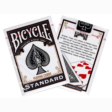 Гральні карти Bicycle Standard Playing Cards - Poker Size Black (‎10015510)