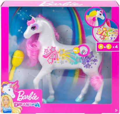 Мерцающий Единорог Barbie Dreamtopia Brush 'n Sparkle Unicorn Дримтопия (GFH60)