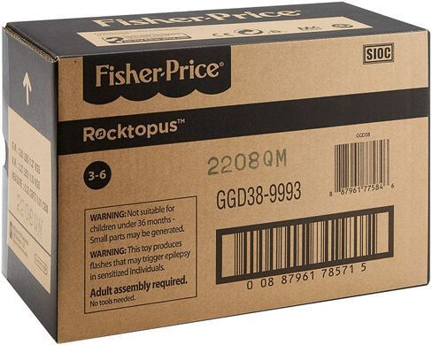Развивающая музыкальная игрушка Fisher-Price Think & Learn Rocktopus  Думай и учись Роктопус (GGD38)