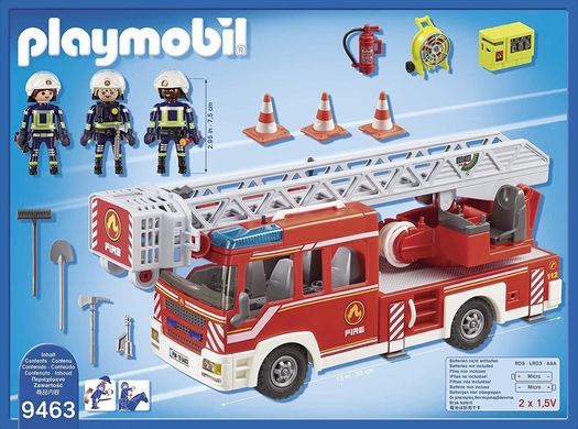 Конструктор Playmobil City Аction Fire Ladder Unit Пожежна машина (9463)