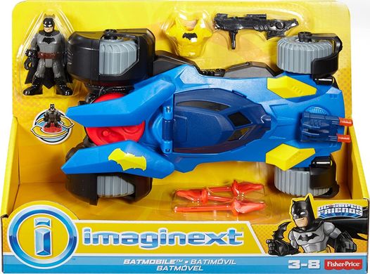 Ігровий набір Fisher-Price Imaginext DC Super Friends Batmobile Ліга Справедливості Бетмобіль (DHT64)