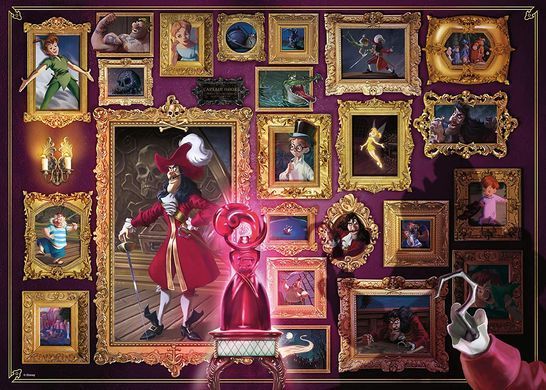 Пазл Ravensburger Villainous Captain Hook Питер Пен - Капитан Крюк 1000 шт. (15022)