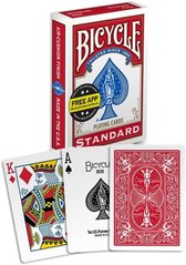 Игральные карты Bicycle Standard Playing Cards - Poker Size Red (1001776) (B00001QHVP)