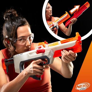 Бластер снайперка Nerf Pro Gelfire Ghost Bolt Action (F7632)