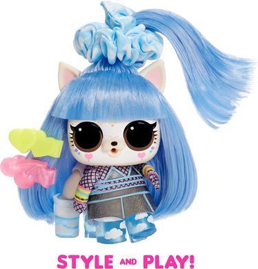 Игровой набор LOL Surprise Hair Hair Hair with Real Hair Стильные прически Ruff Raver (584469)