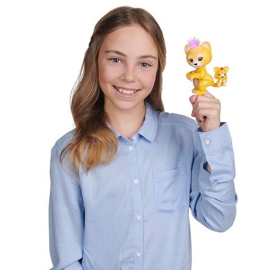 Інтерактивна іграшка WowWee Fingerlings Sam Baby Lion Light Up Лев Сем з малюком (3526) (B07N83QR3M)