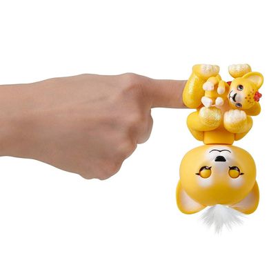 Інтерактивна іграшка WowWee Fingerlings Sam Baby Lion Light Up Лев Сем з малюком (3526) (B07N83QR3M)