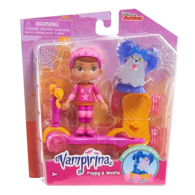 Игровая фигурка Vampirina and Scooter - Poppy Dolls Вампирина Поппи на скутере (78117)
