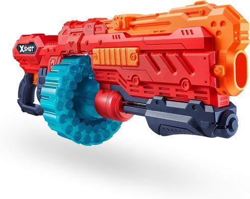 Скорострельный бластер Zuru X-Shot Excel Turbo Advance 40-Dart Красный (&lrm;36349)