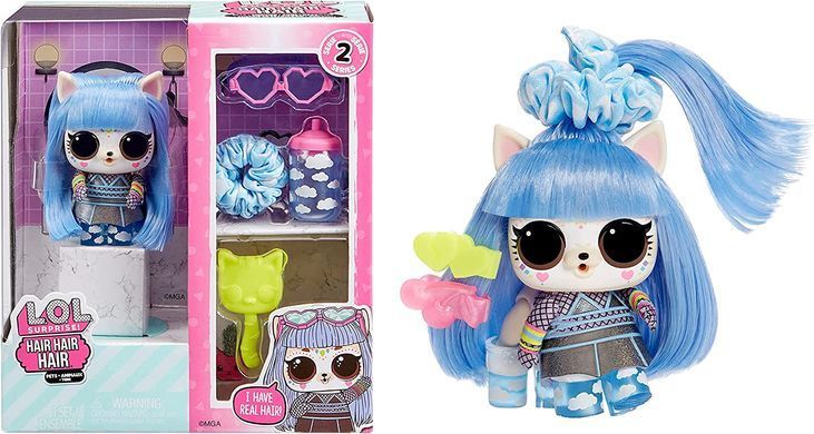 Игровой набор LOL Surprise Hair Hair Hair with Real Hair Стильные прически Ruff Raver (584469)