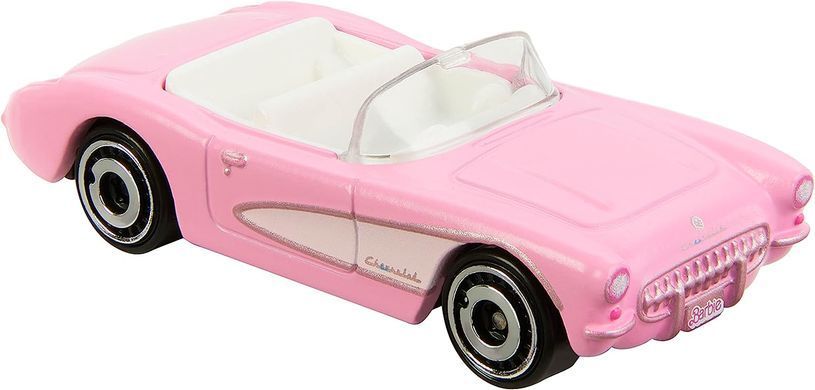 Машинка Hot Wheels Barbie The Movie 1956 Corvette - Tooned - 2023 Mattel HPR54