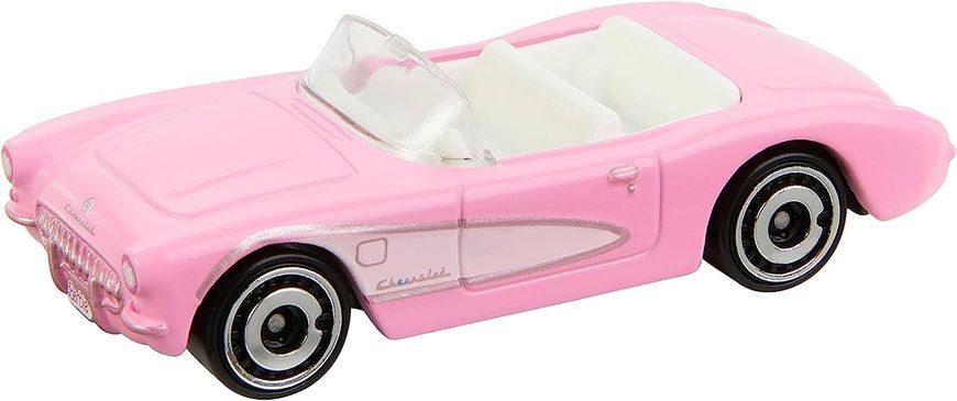Машинка Hot Wheels Barbie The Movie 1956 Corvette - Tooned - 2023 Mattel HPR54