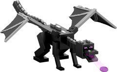 Фігурка Ендердракон Ender Dragon Minecraft від Mattel з дисками та лаунчером &mdash; гігантський дракон 55 см (JKC13)