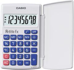 Калькулятор карманный Casio 8 разрядов раскладной Белый (LC-401LV)