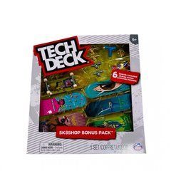 Фингерборды Tech Deck Skateboards Sk8shop Bonus Pack Toy Machine лимитированная серия набор 6 шт мини-скейтборды (6028845 / 20140996)