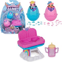 Игровой набор Хетчималс Spin Master Hatchimals Alive, Hungry со стульчиком для кормления и 2 мини-фигурками (6067740)