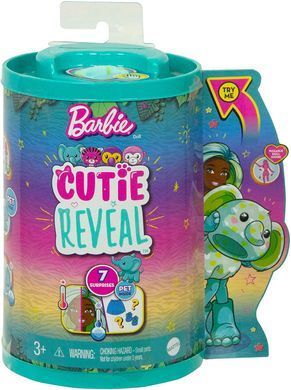 Лялька Barbie Cutie Reveal Chelsea Jungle Elephant Друзі з джунглів Слоненя (HKR13)