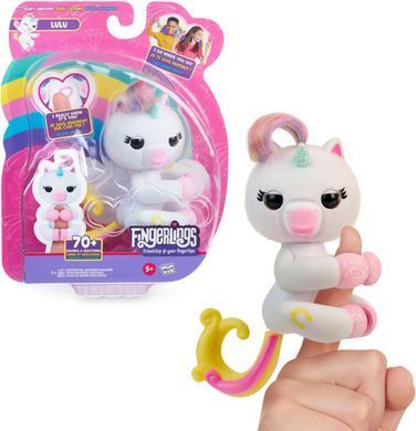 Інтерактивний єдиноріжка Fingerlings Lulu &ndash; 70+ звуків і реакцій, реагує на дотик (771171131120)