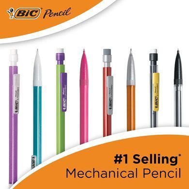 Набір механічних олівців BIC Xtra-Smooth Mechanical Pencil, Medium Point 0.7мм (&lrm;MPCE40) (MPCE40-BLK)