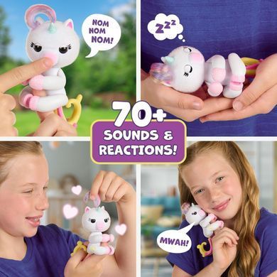 Інтерактивний єдиноріжка Fingerlings Lulu &ndash; 70+ звуків і реакцій, реагує на дотик (771171131120)