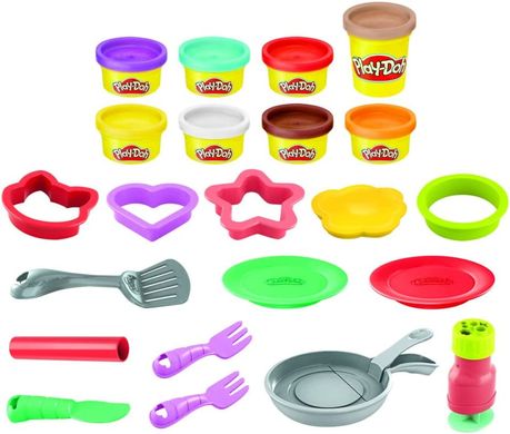 Набор для творчества Hasbro Play-Doh Kitchen Creations Летающие блинчики (F1279)