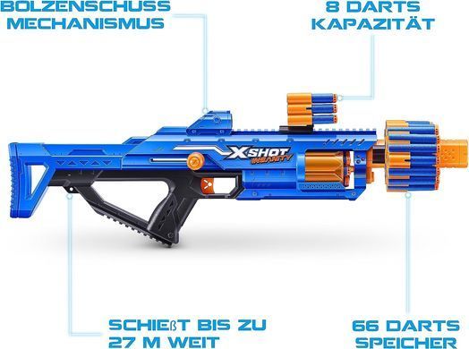 Скорострельный бластер Zuru X-Shot Insanity Bezerko (36655)