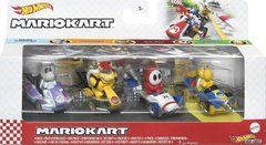 Подарунковий набір машинок Hot Wheels Mario Kart Vehicle 4 шт. (HDB23)