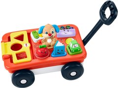 Навчальний візок Fisher-Price Laugh & Learn Pull & Play Learning Wagon Іграшки для малюків (GLK15)