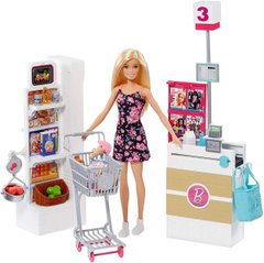 Игровой набор Barbie Supermarket,  Blonde Барби Супермаркет (FRP01)