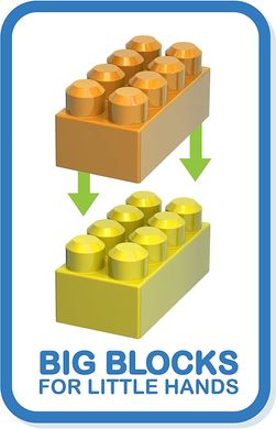 Конструктор CoComelon Stacking Train 40 деталей (96118)